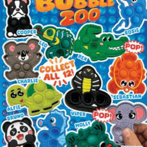 LOT 100 CAPSULES BUBBLE ZOO 50mm