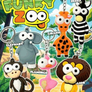LOT 100 CAPSULES FUNKY ZOO 50mm