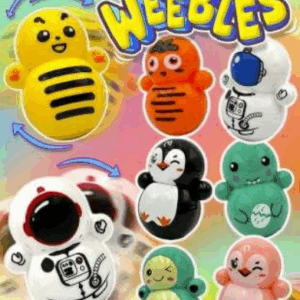 LOT 100 CAPSULES WEEBLES 50mm