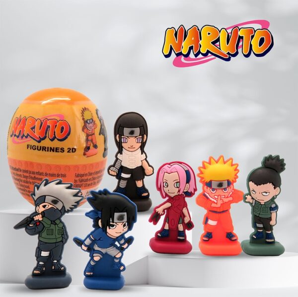 LOT 100 CAPSULES NARUTO 2D 50mm