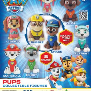 LOT 100 CAPSULES PAT PATROUILLE PUPS 65mm