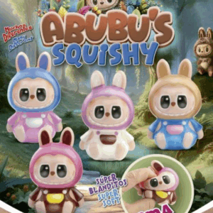 LOT 100 CAPSULES ABUBU'S SQUISHY 65mm