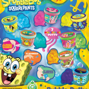 LOT 100 CAPSULES "BOB L'EPONGE" 50mm