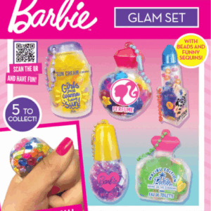 LOT 100 CAPSULES "BARBIE GLAM SET" 65mm