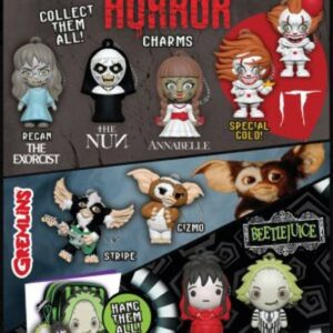 LOT 100 CAPSULES HORROR CHARMS 65mm