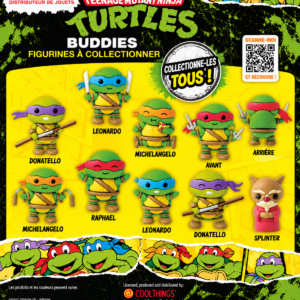 Capsules jouets 65mm "Tortue Ninja"