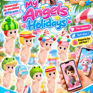 Capsules jouets 65mm - "My Angels Holydays"