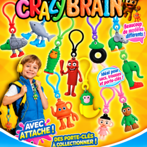 Capsules jouets 50mm - "Crazy Brain"