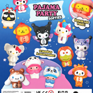 Capsules jouets 65mm "Hello Kitty Pajama Party"