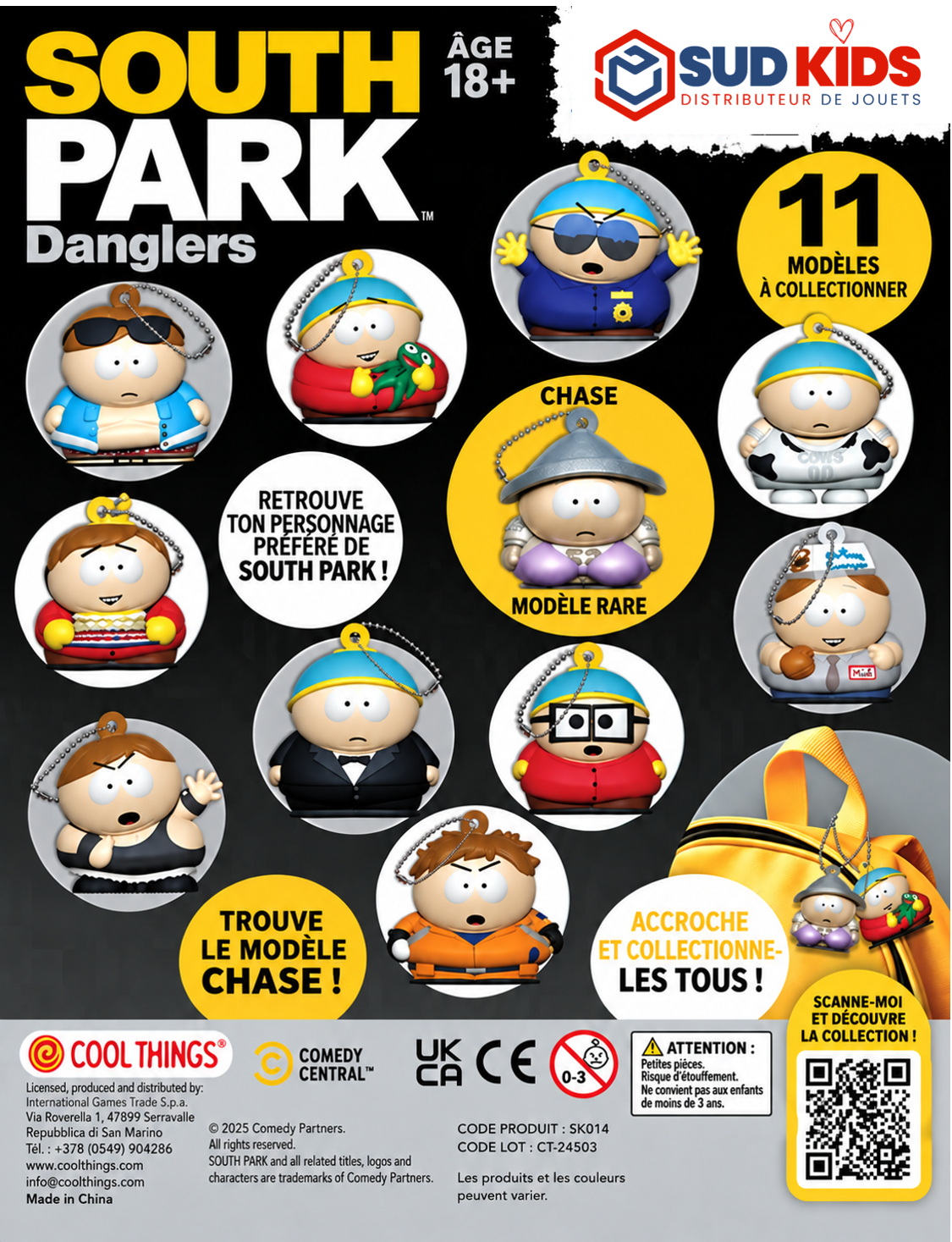 Capsules jouets 65mm "South Park"