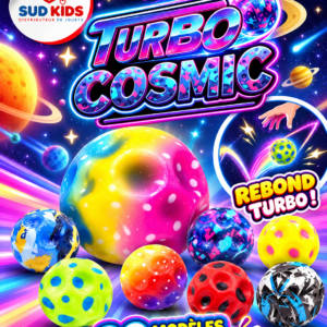 Capsules jouets 60mm - "TURBO COSMIC"